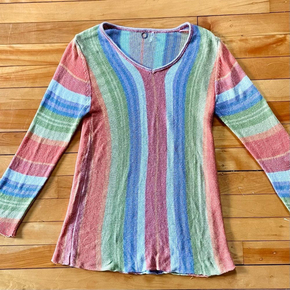 As-is Anthropologie Striped Knit Top